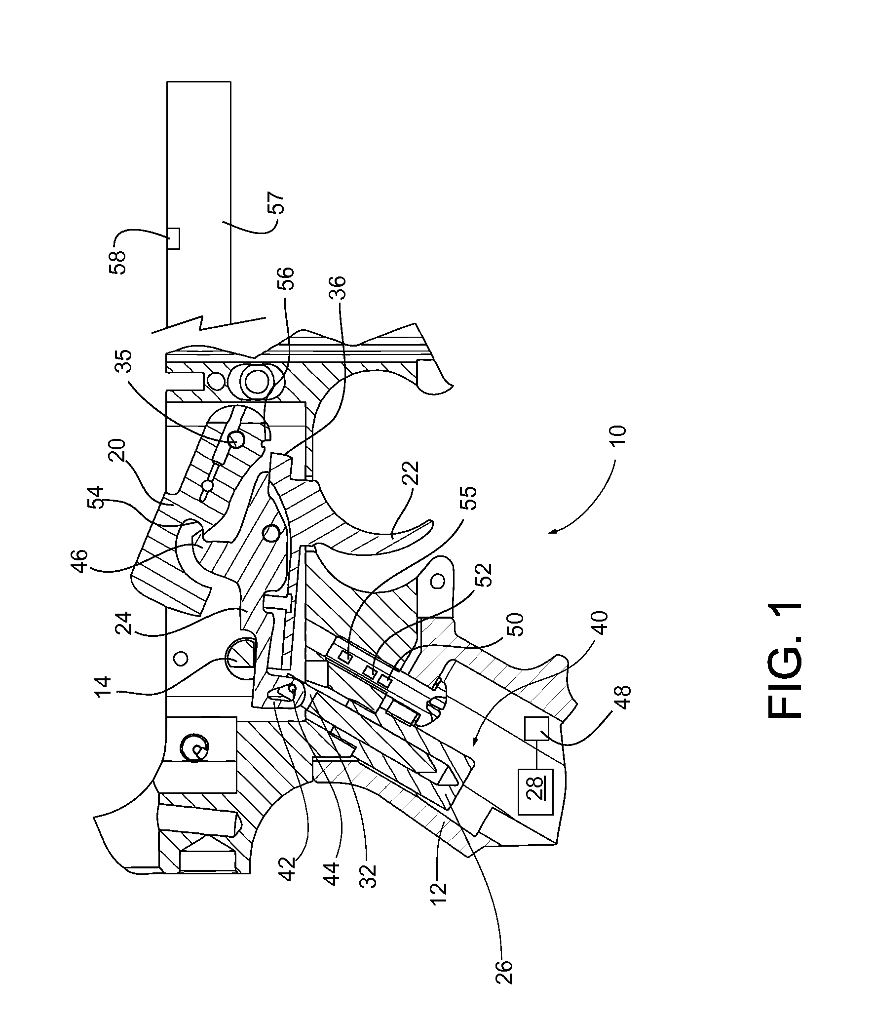 Electro-mechanical firearm trigger mechanism