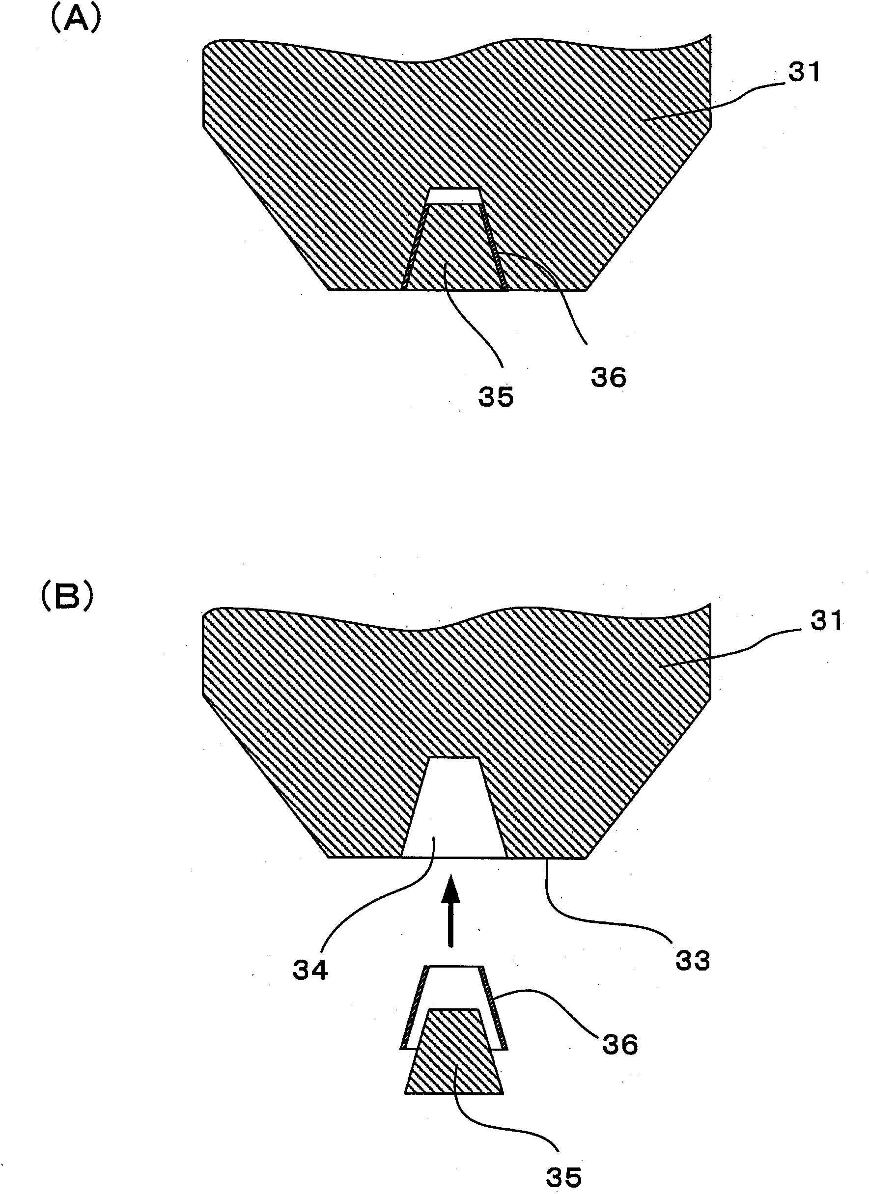 Short arc type discharge lamp