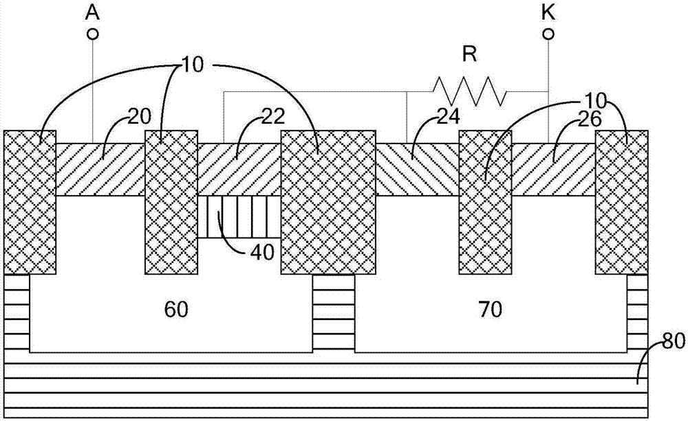 Novel ESD protection structure and realizing method thereof