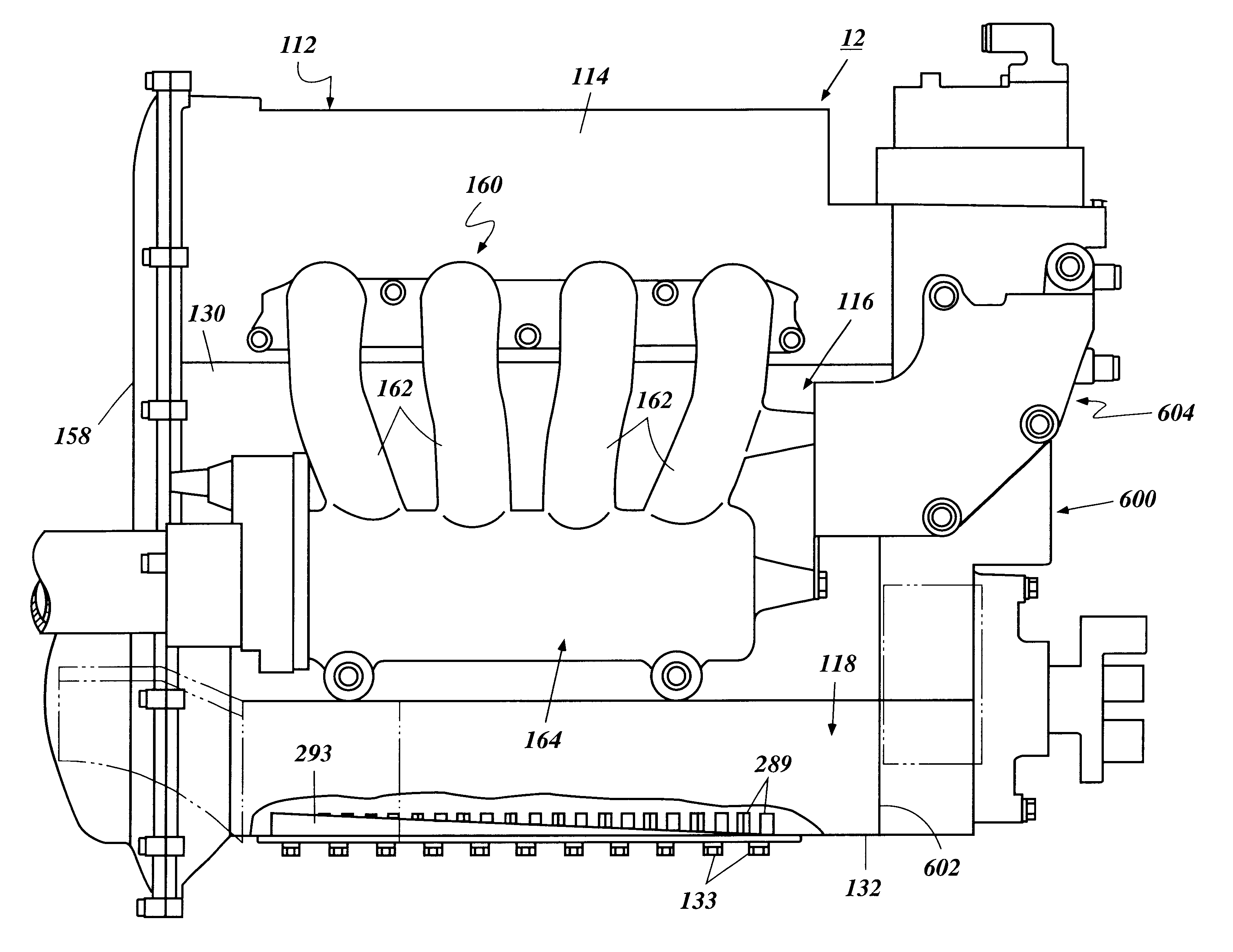 Lubrication system for 4-cycle engine of small watercraft