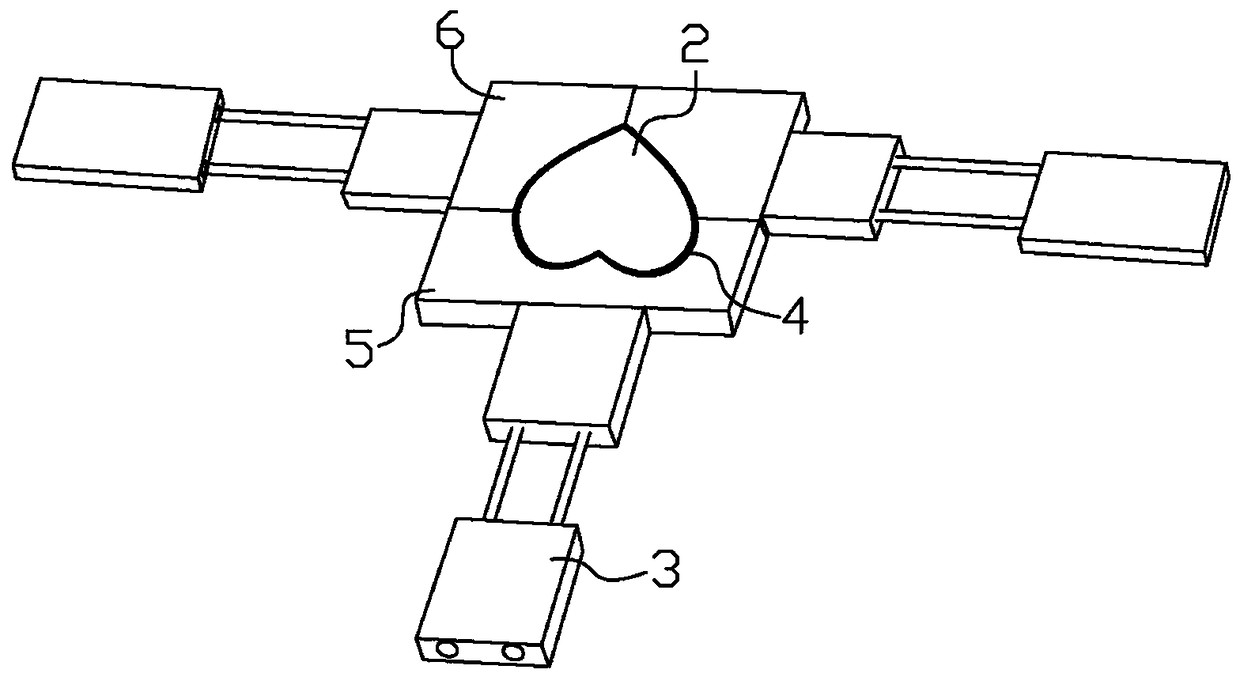 An anti-collision packaging box perimeter shaping structure