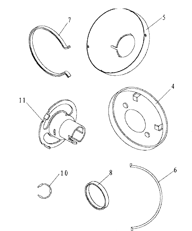 Barrel type handle lock