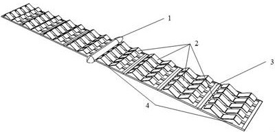 Aerodynamic layout of a flapping-wing matrix aircraft