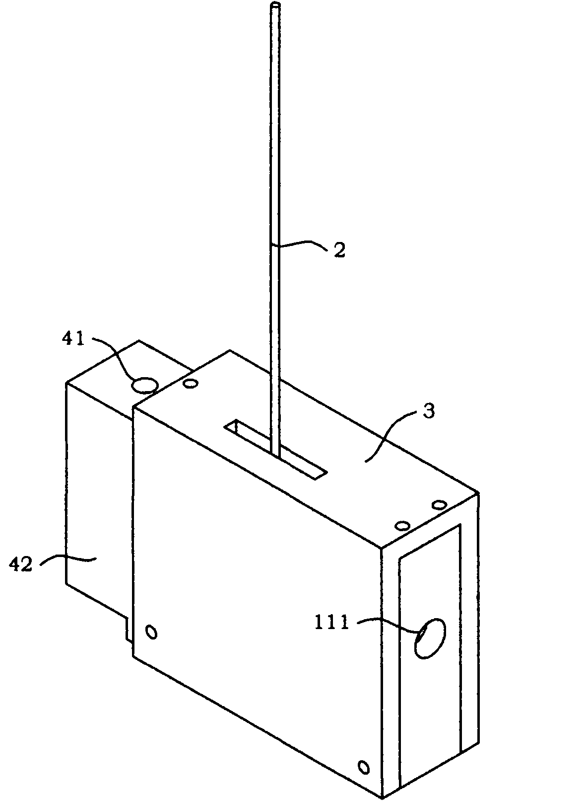 Whisker sensor suitable for inclined angle between robot perception and barrier