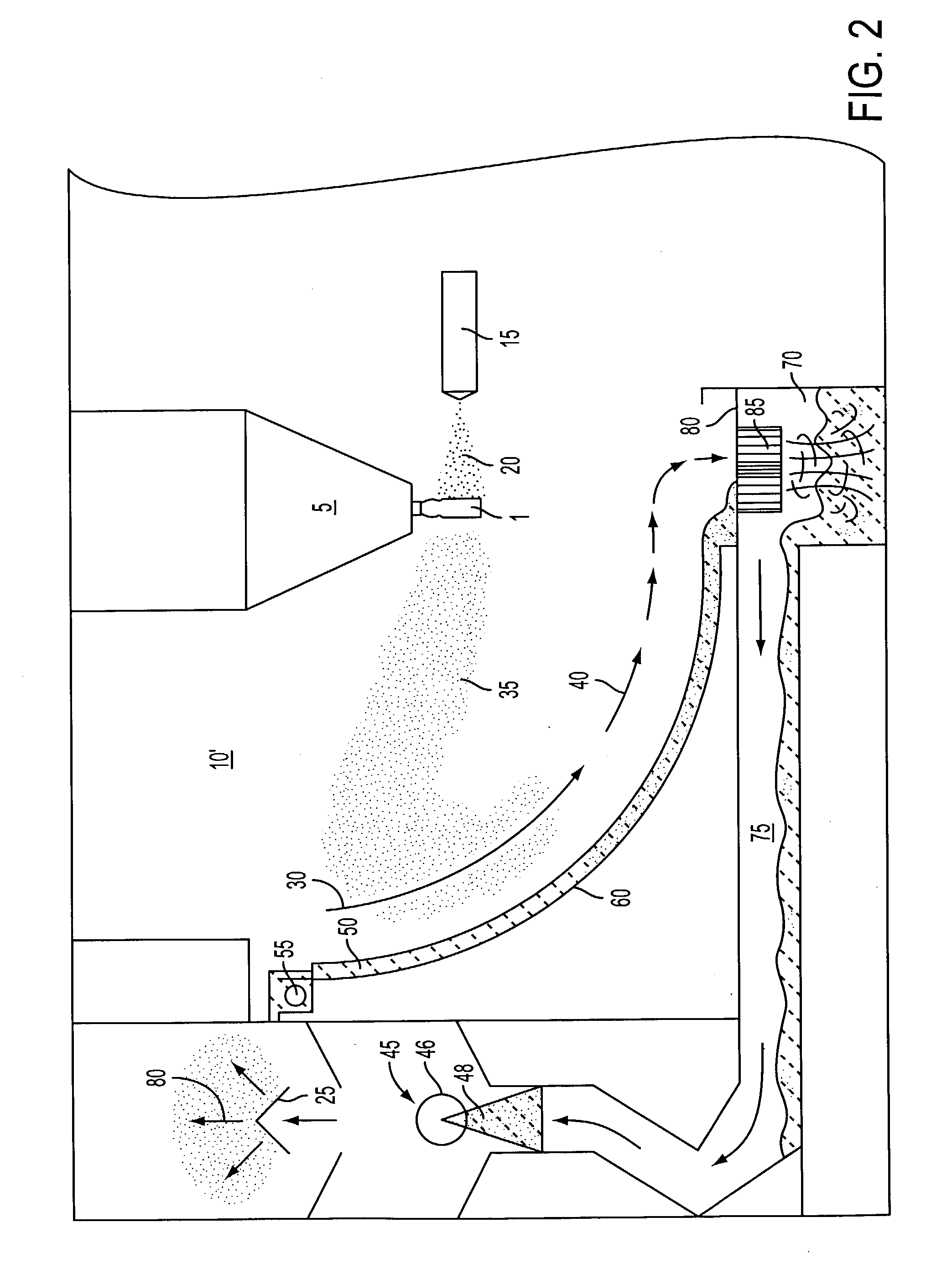 Venturi scrubber plate, waste capture system, and method