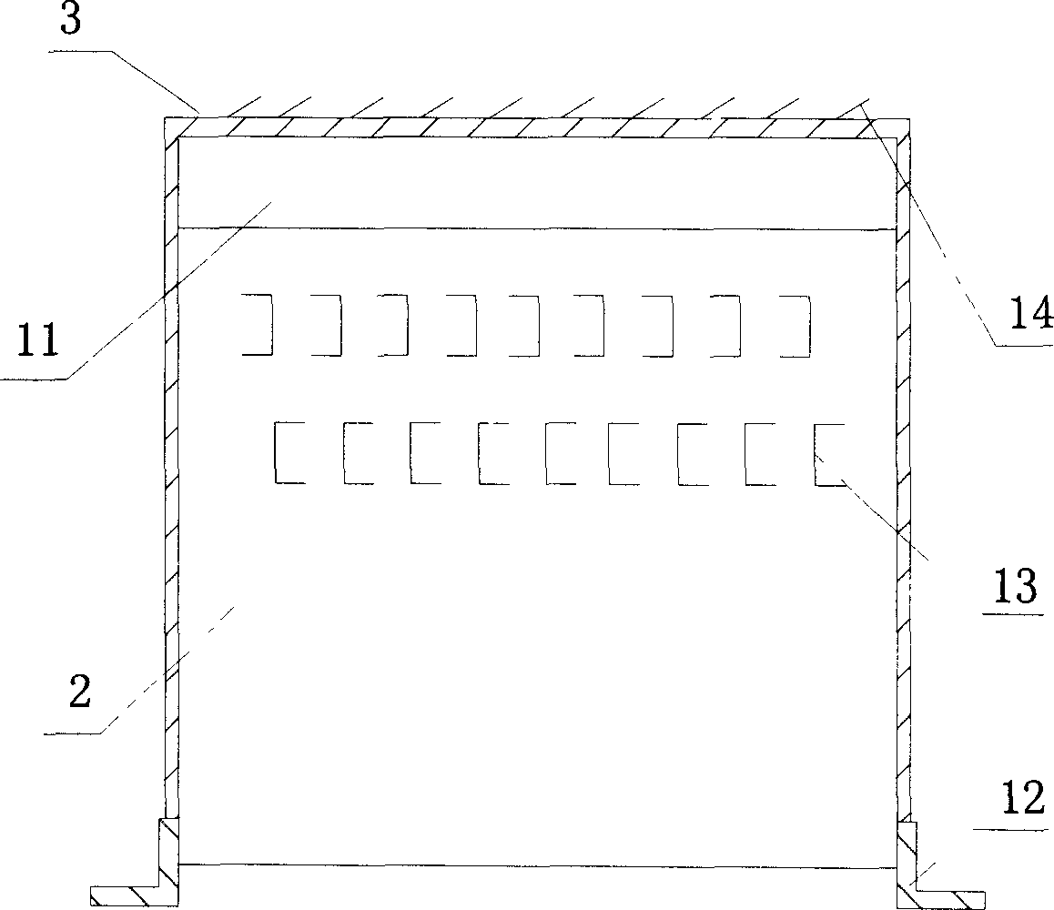 Subassembly between gas-liquid contacting and in use for knockout tower for mass transfer