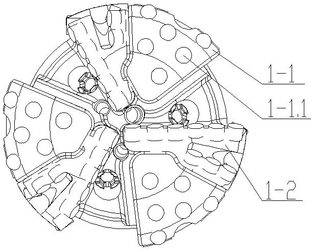 A punching and cutting compound drilling tool