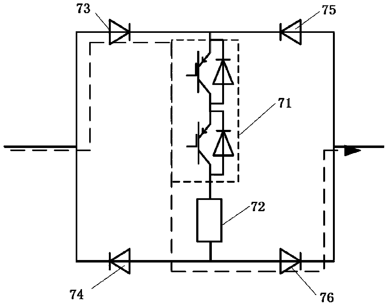 Hybrid DC circuit breaker and protection method thereof