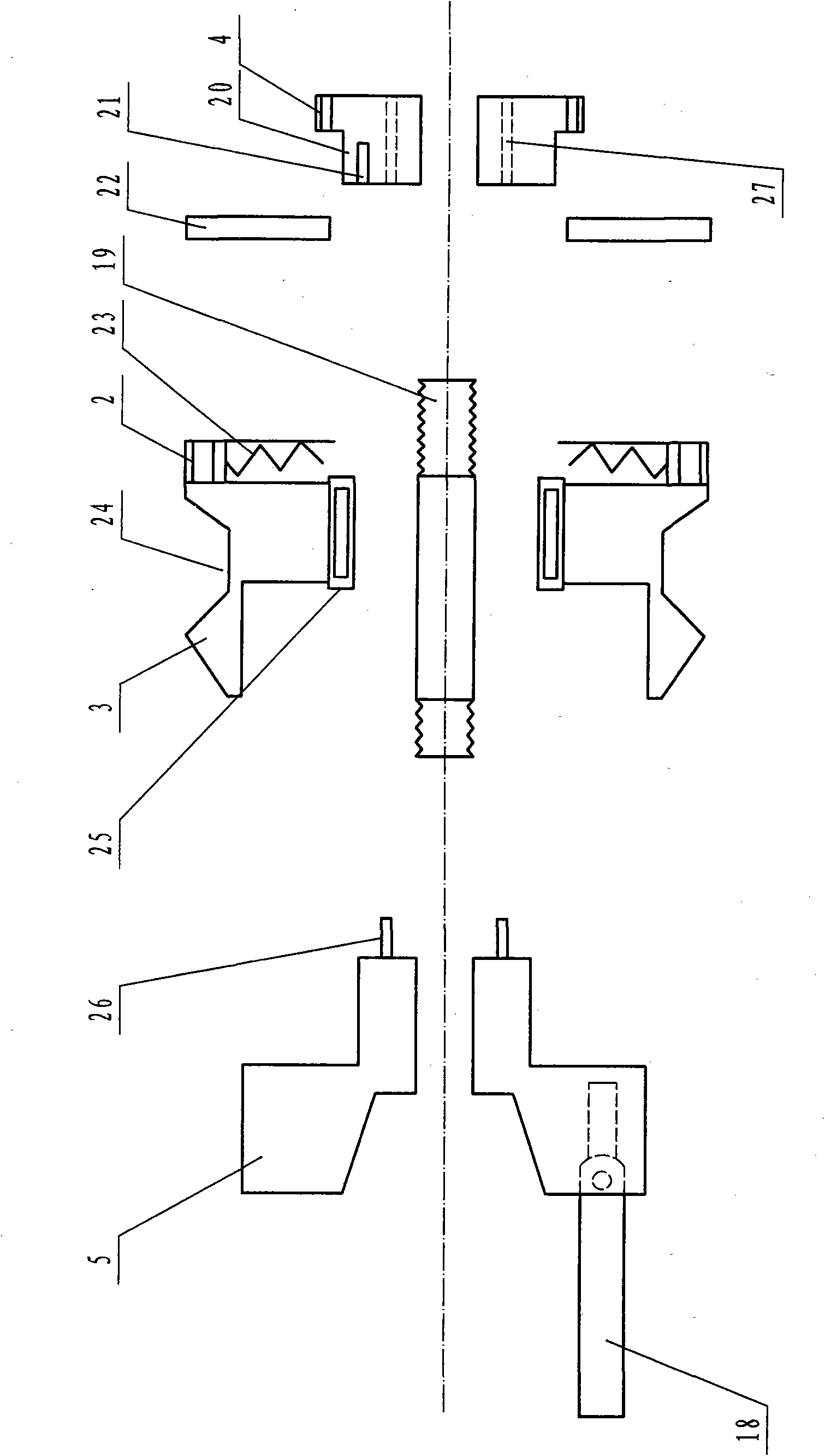 Automatic fishing device and automatic fishing rod