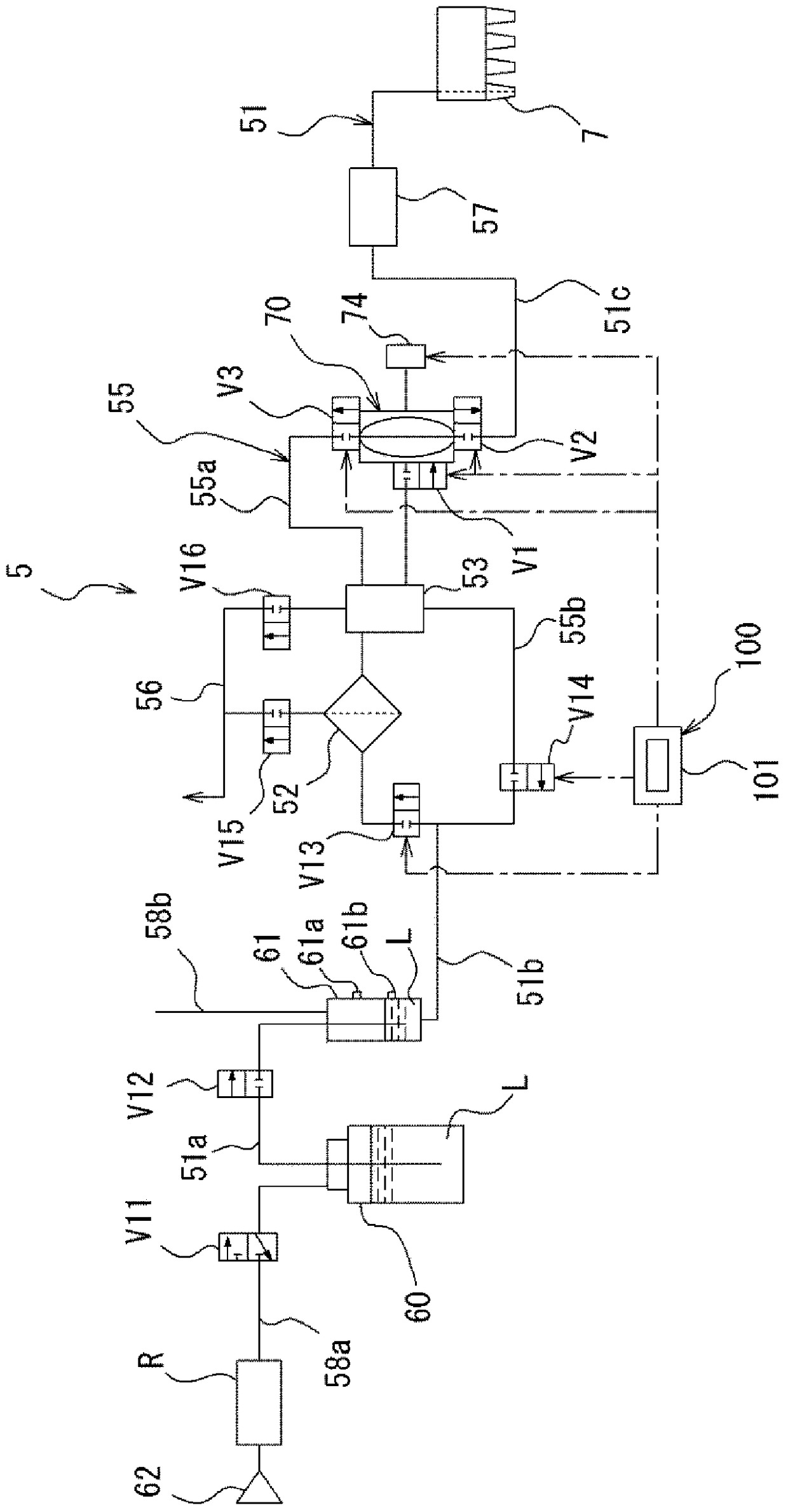 Treatment liquid supply device and treatment liquid supply method