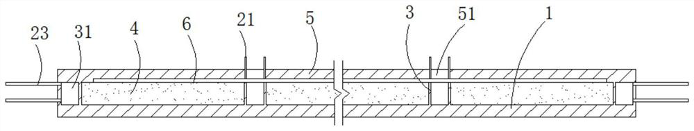 Heat preservation and floor heating integrated reinforced concrete two-way laminated slab and pouring process thereof