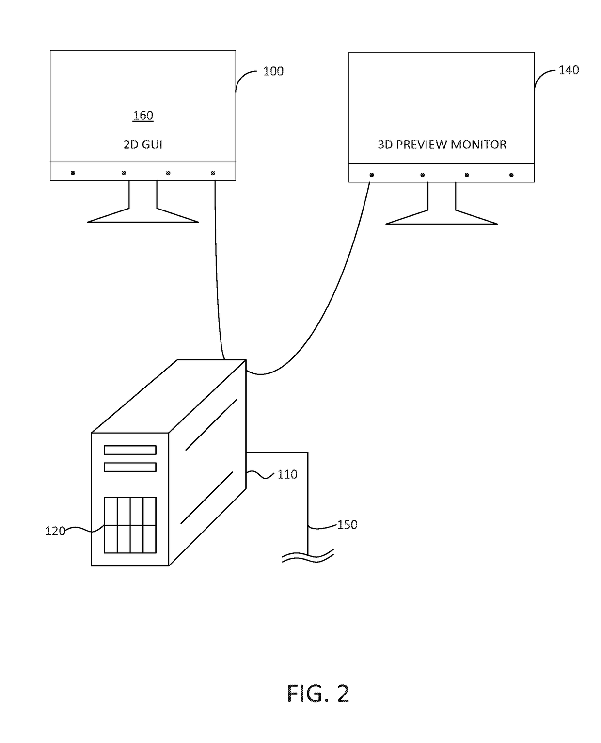 3D system including additional 2d to 3D conversion