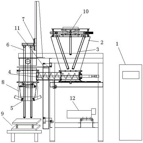 Degassing packaging machine