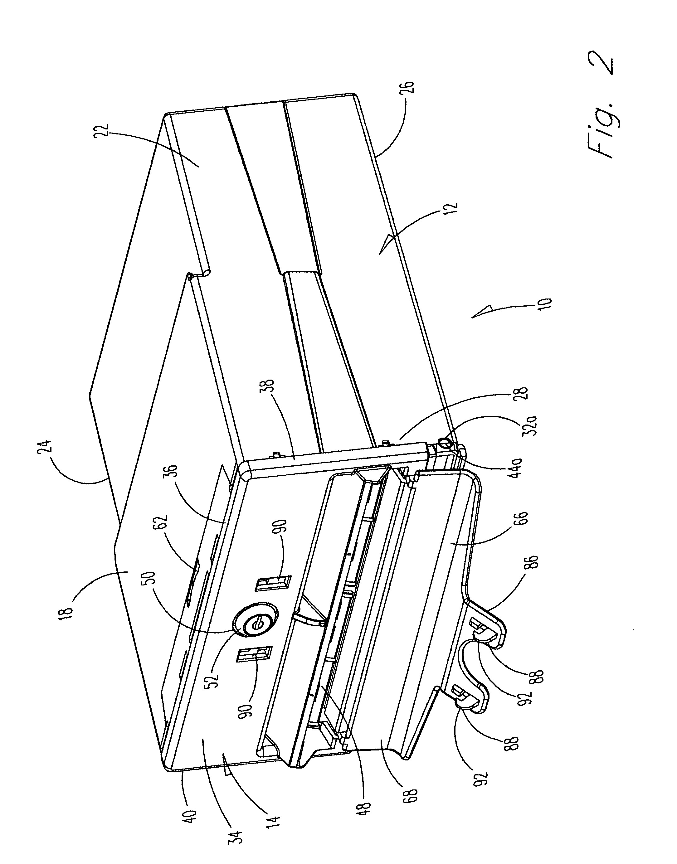 Display and dispensing device with a security shield