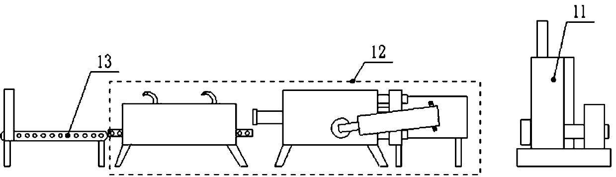 Quickly-formed rubber strip production method and device