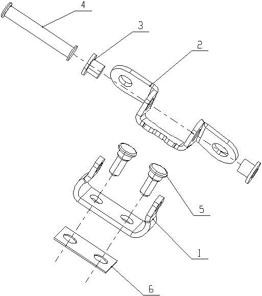 rear door hinge assembly