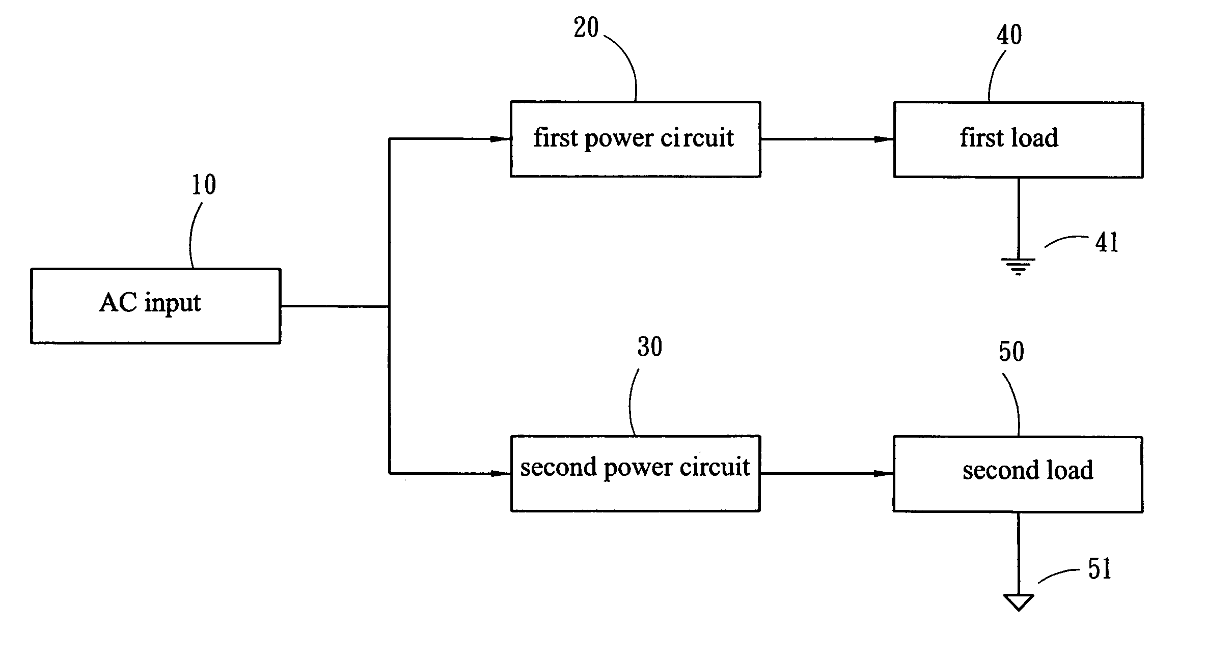 Power supply circuit device for eliminating electrical interference