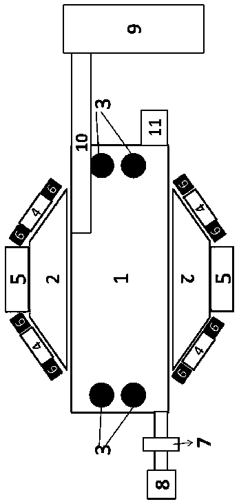 Excitation modulation anode auxiliary magnetron sputtering ion plating system