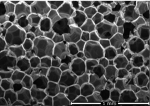 Foaming agent containing alcohol amine salts and application for foam material of polyurethane continuous slabs