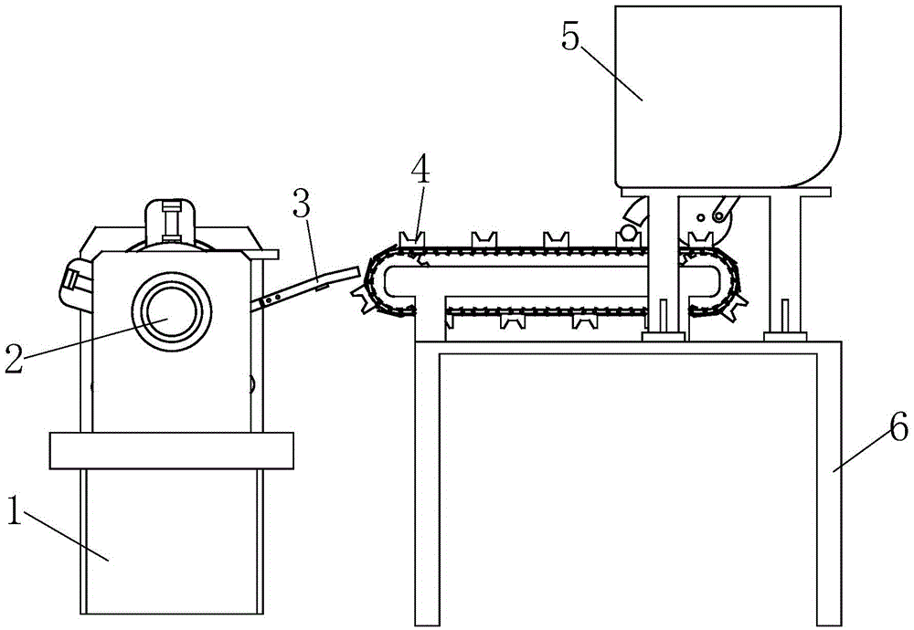 A bolt processing machine