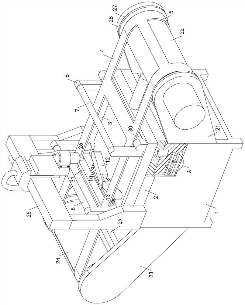 Automatic drilling machine capable of feeding