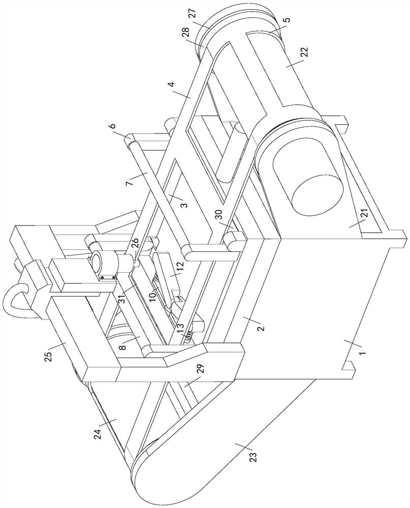 Automatic drilling machine capable of feeding