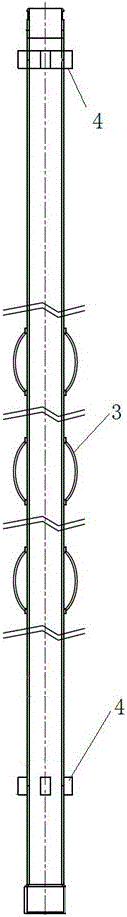 Drilling rod applicable to small-well-hole and large-displacement well drilling