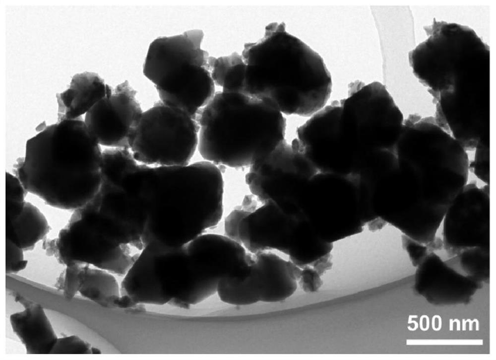 Single crystal type IV-VI-VIII group lithium-rich disordered rock salt structure positive electrode material and preparation method thereof