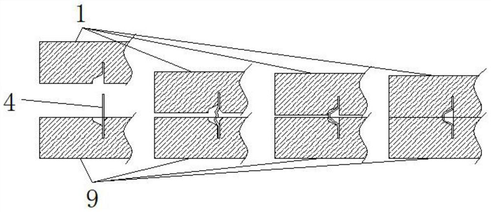 Hump stamping device of hump pipe and stamping method of hump stamping device of hump pipe