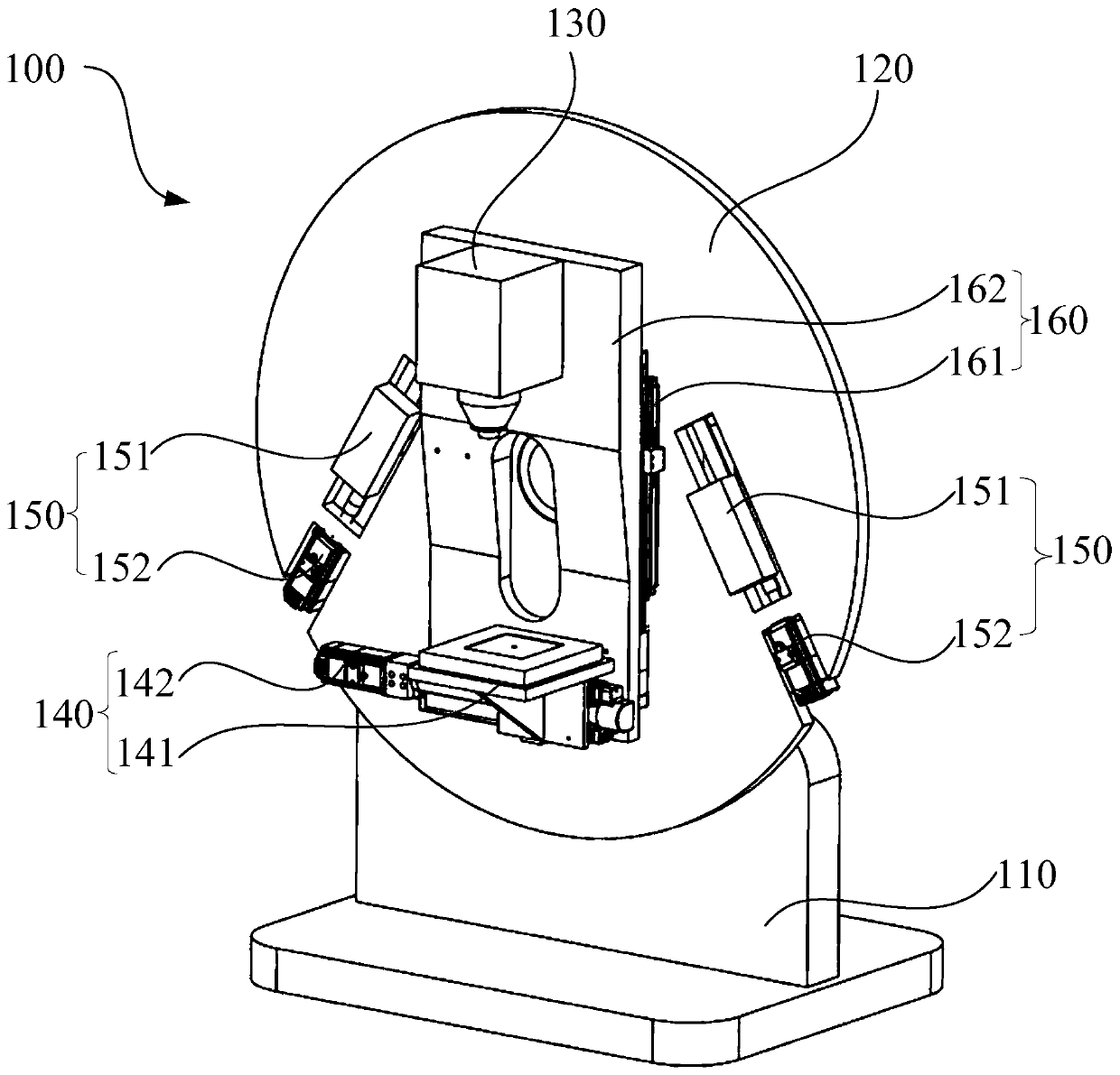 Automatic balancing device, tomography equipment and automatic balancing method