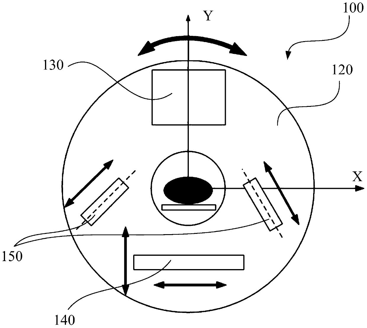 Automatic balancing device, tomography equipment and automatic balancing method