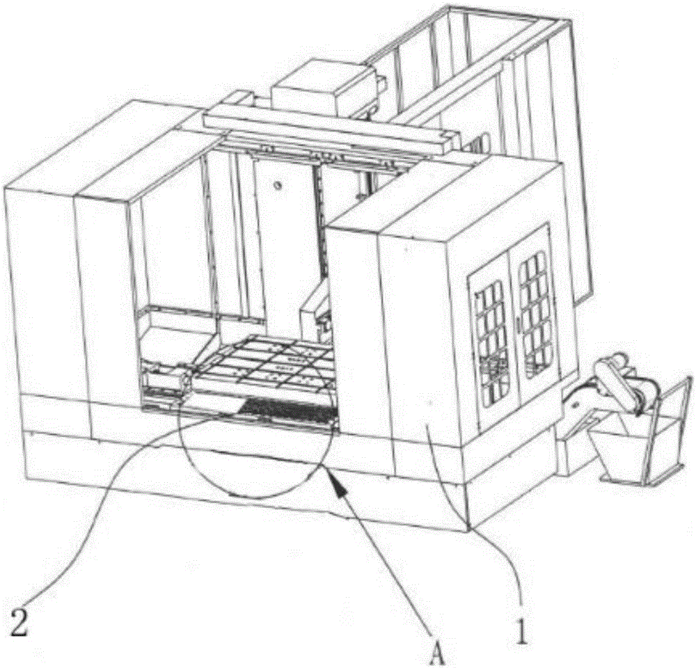 Improved large machine tool