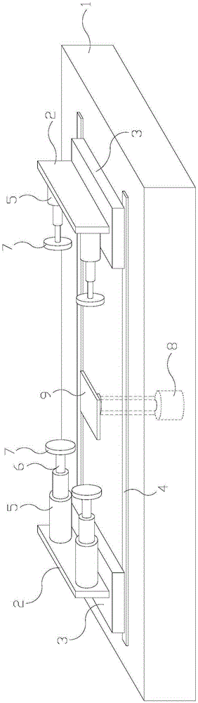 Clamping fixation seat for welding of plate-shaped workpieces