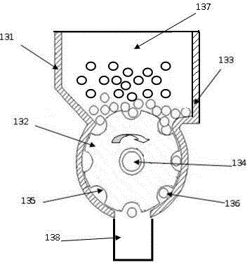 Wheat seeding machine with controllable seed arrangement