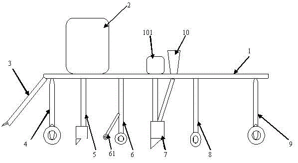 Wheat seeding machine with controllable seed arrangement