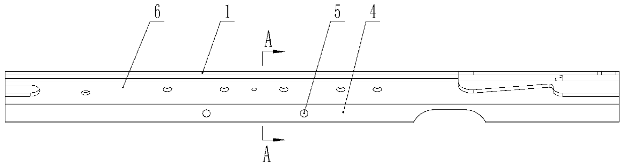 Automobile body aluminum profile water tank column and automobile