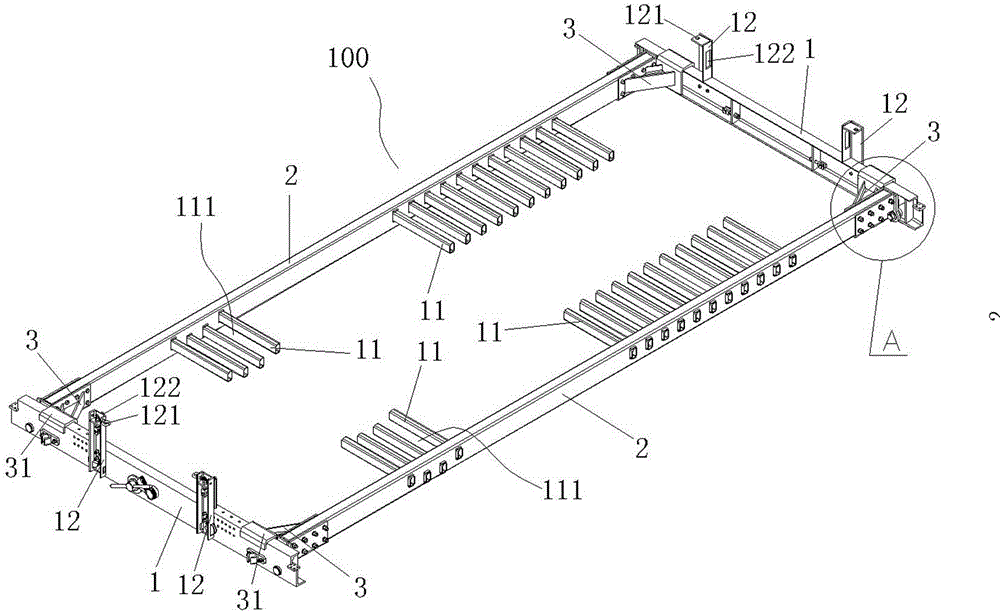 Vehicle grabbing device applied in three-dimensional parking