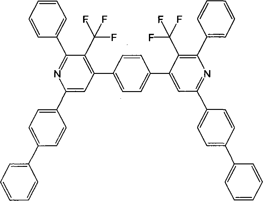 Organic electron transport and/or cavitation block material and synthesis method and application thereof