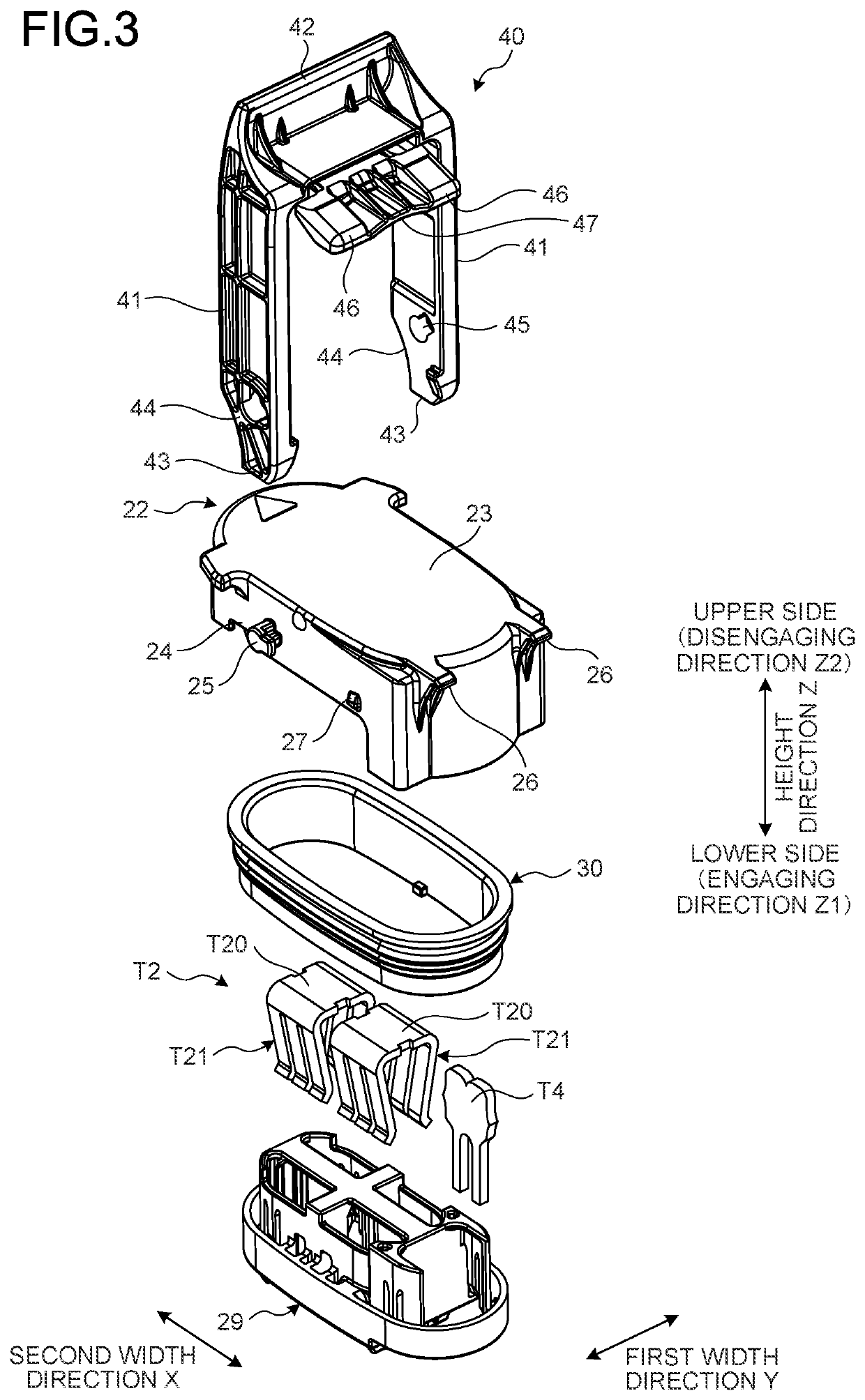 Power supply circuit breaker device