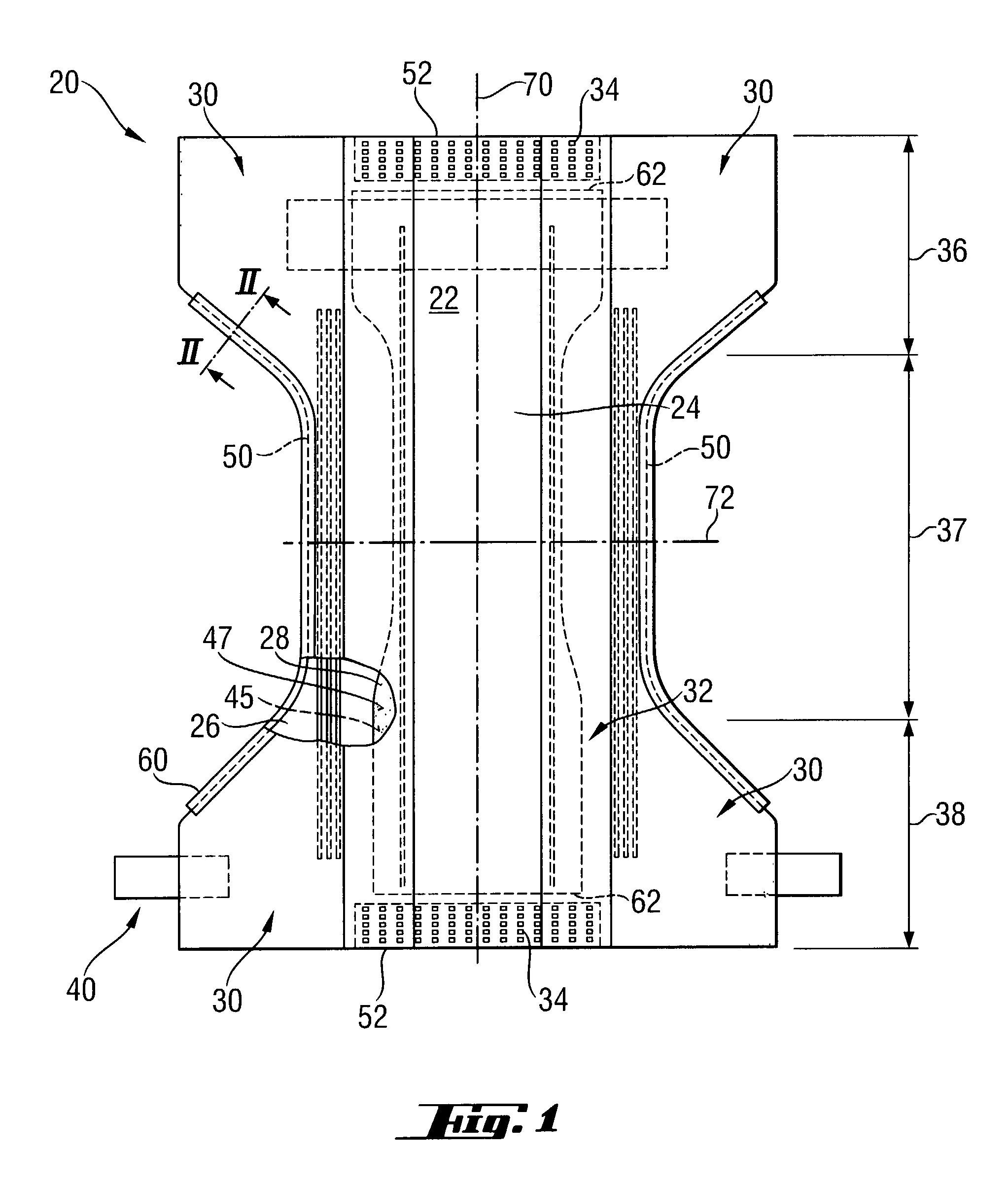 Edge seal for absorbent article and method for making