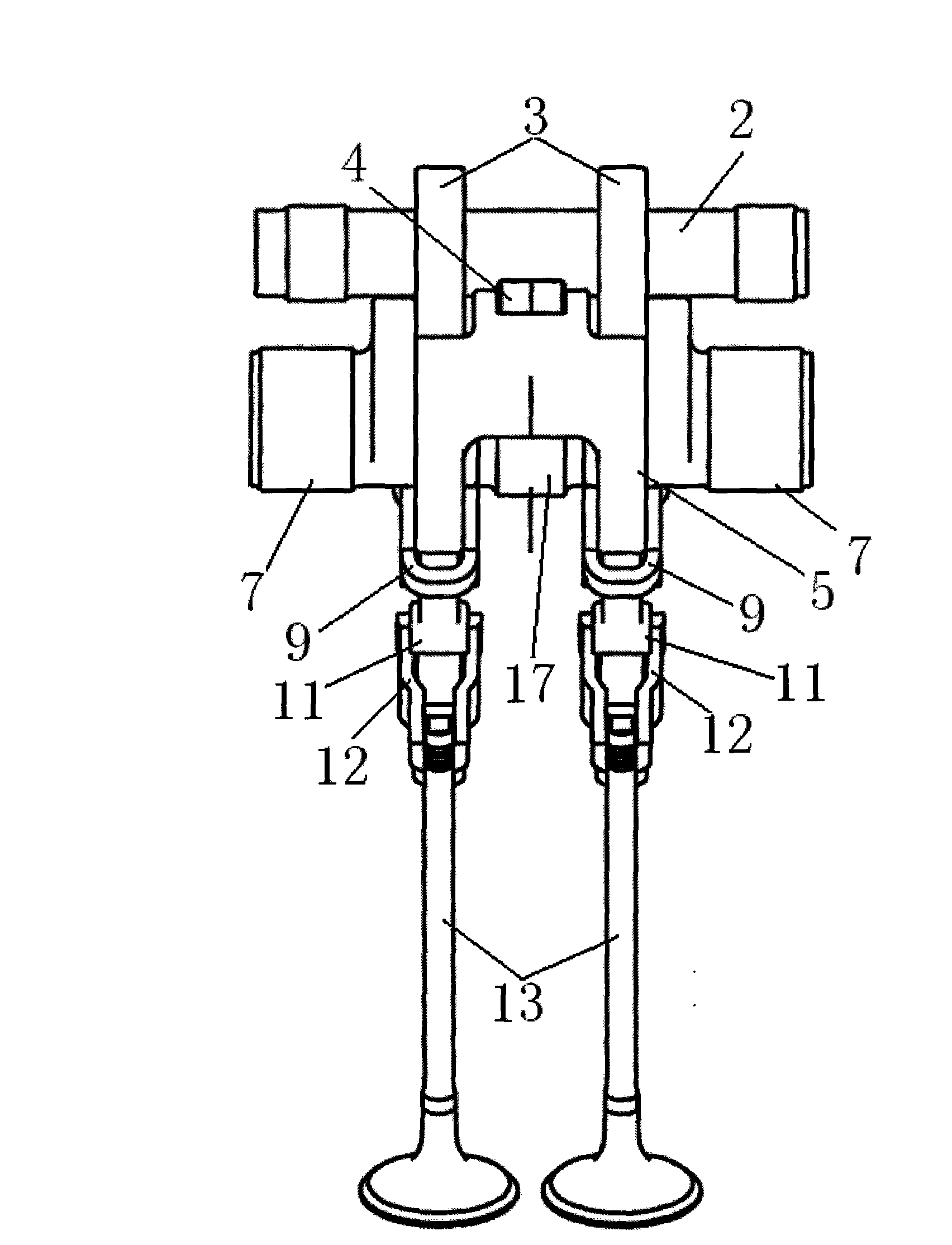 Novel stepless variable valve lift mechanism