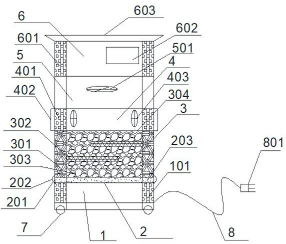 Fresh air handling unit with purification, sterilization and disinfection functions and purification, sterilization and disinfection process thereof