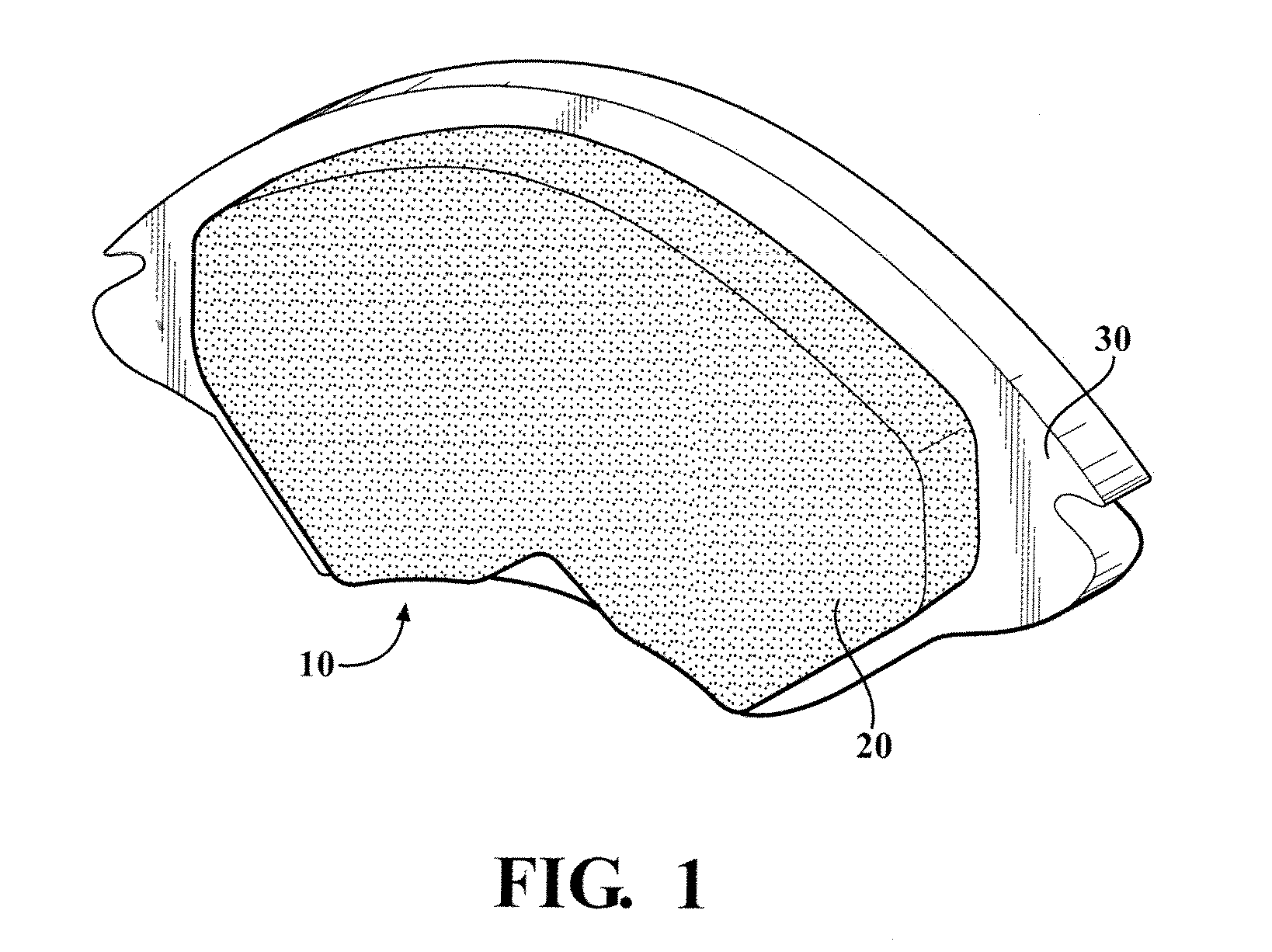 Friction material for brakes