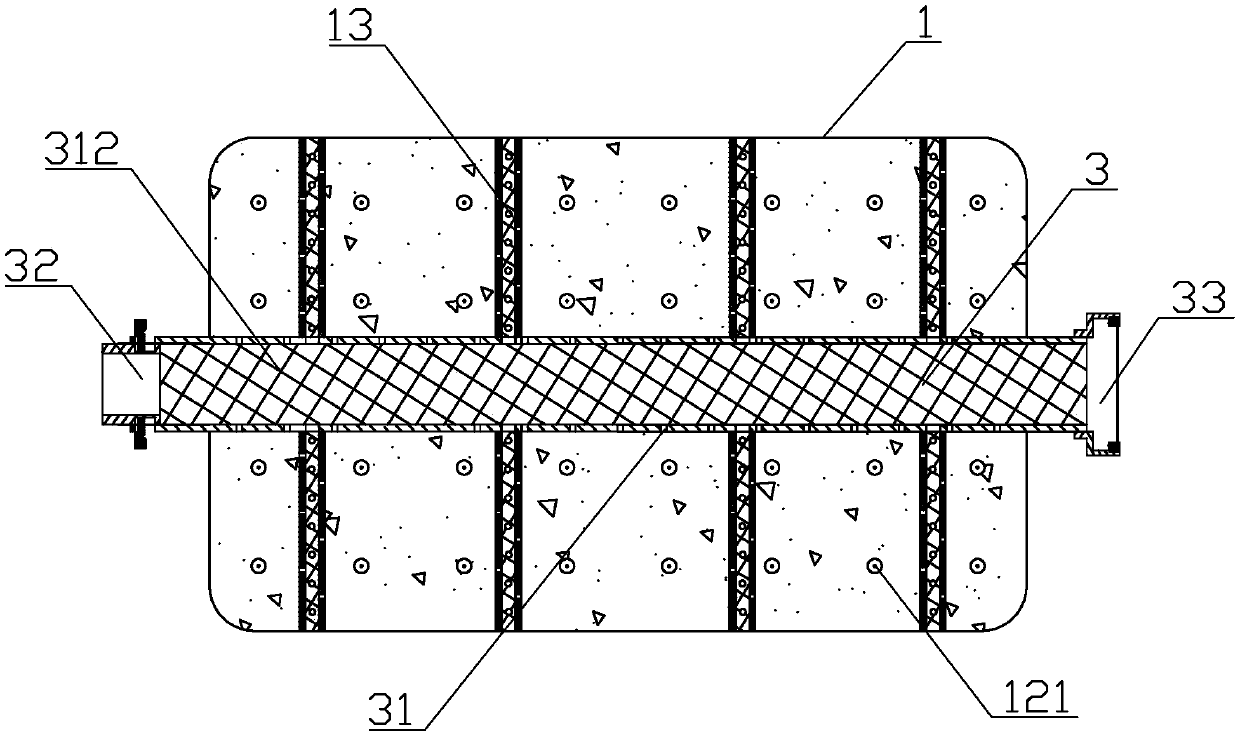 Ecological bag planting structure