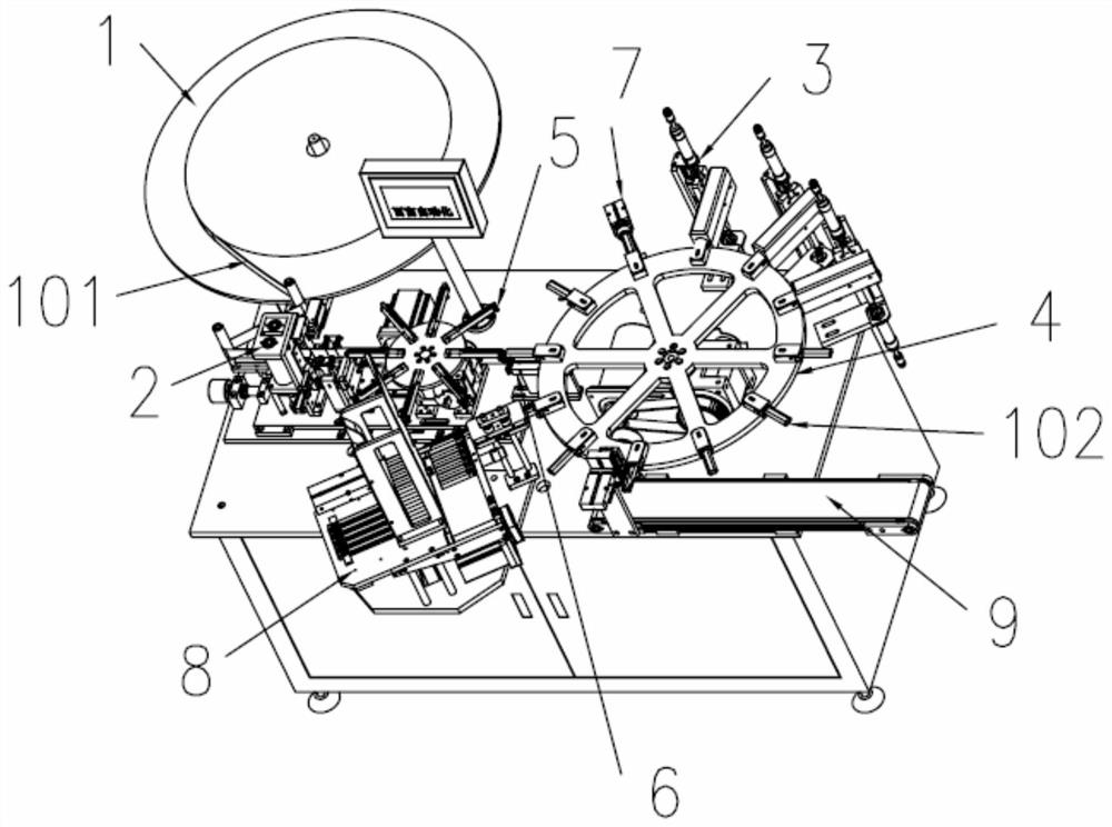 A fully automatic assembly machine for lighter heat-shrinkable sleeves