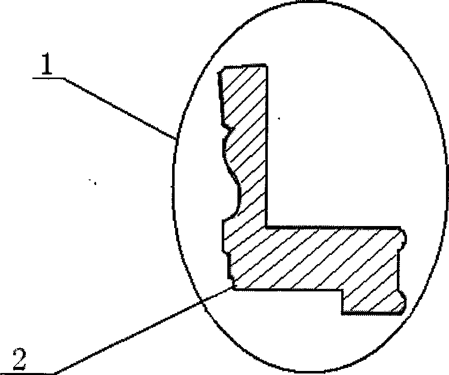 Method for covering plastic film on surface of wood or plastic special-shaped substrate