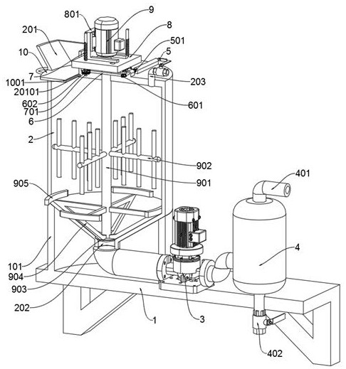 Water-saving irrigation and fertilization device for dry farming