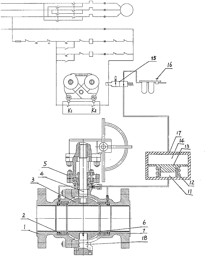 Cast stone ball valve with combined seal