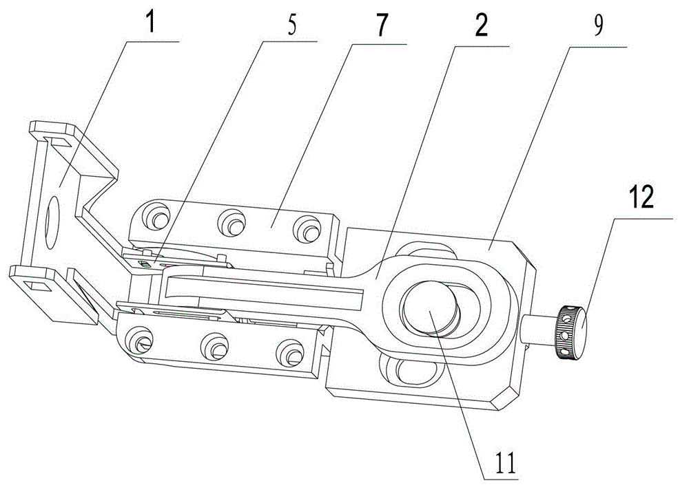 Self-lock connecting buckling part