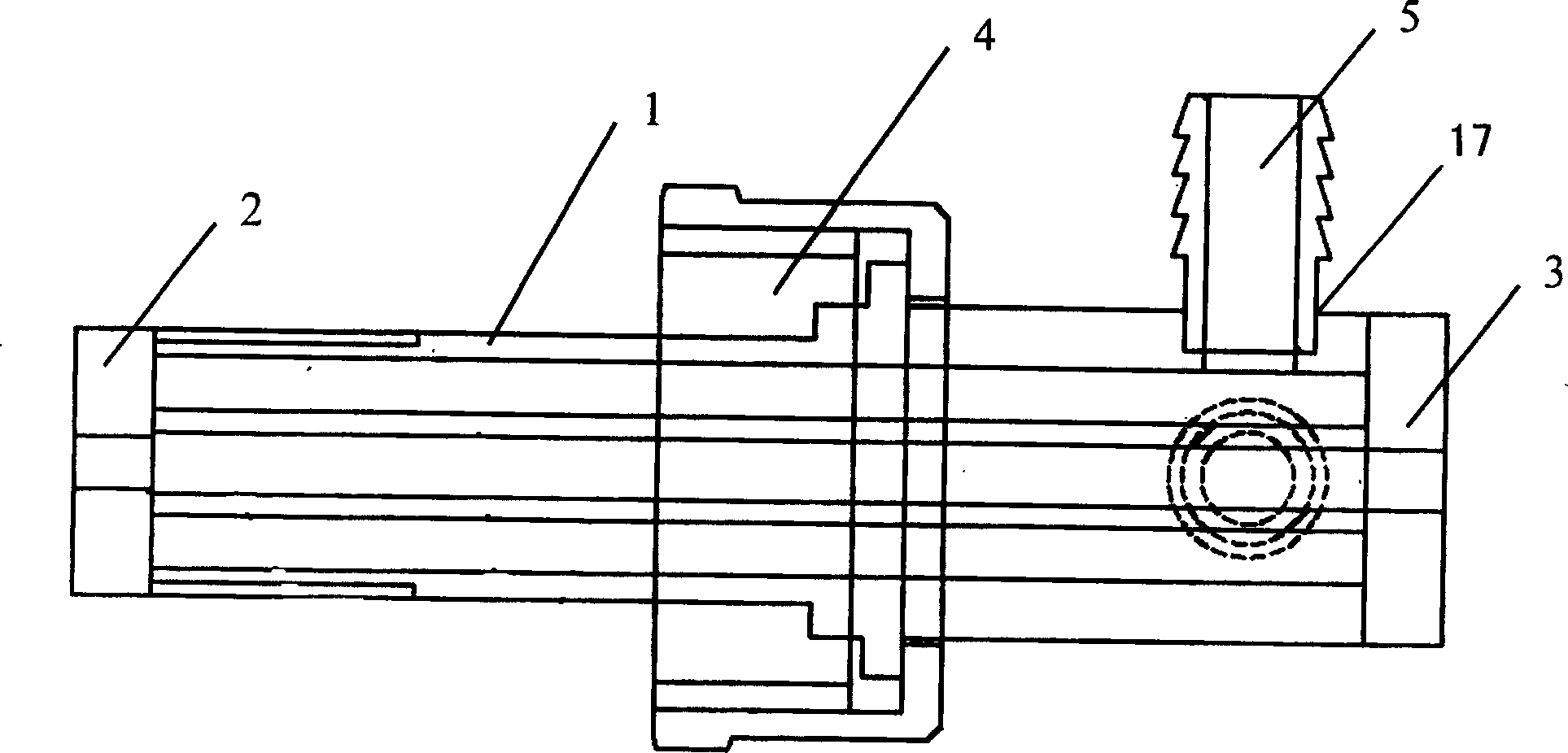 Optical fiber head arrangement for large power laser coupling and cooling method for optical fiber head